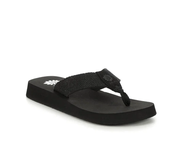 Yellow Box Women's Rene Sandal, Black, 8