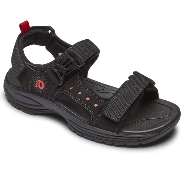 Dunham Men's Nolan Water-Friendly Sandal 13 Black 4E
