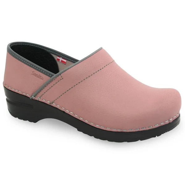 Sanita Signature Textured Oil Pro (Rose) Women's Clog Shoes