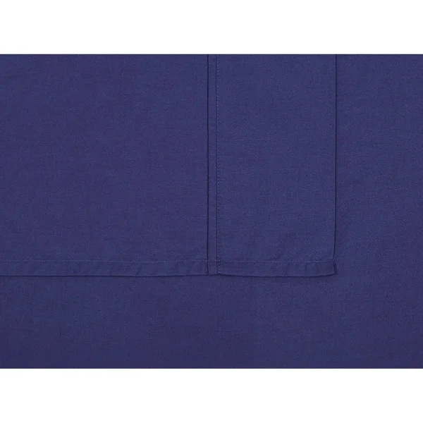 Sean John Solid Cotton Percale Sheet Set - King - White