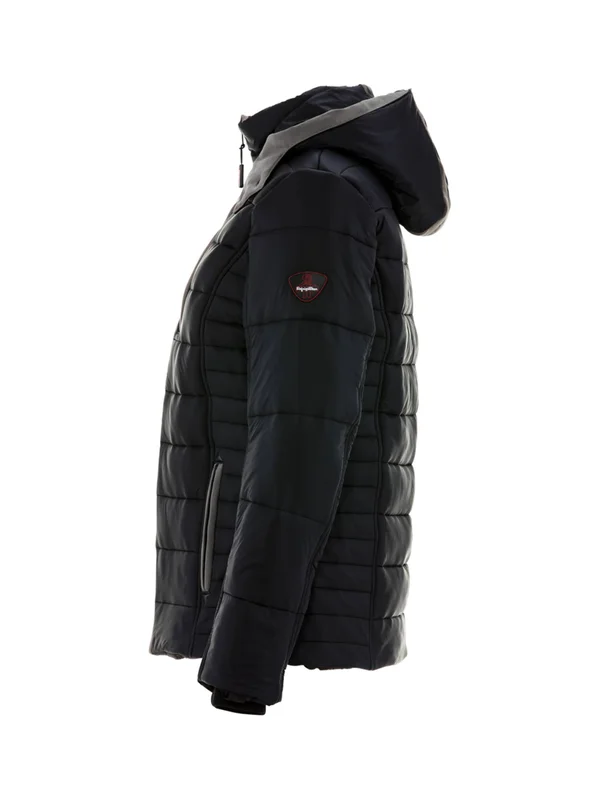 Refrigiwear Women's Pure-Soft Lightweight Insulated Jacket with Removable Hood - Size: 3XL, Black