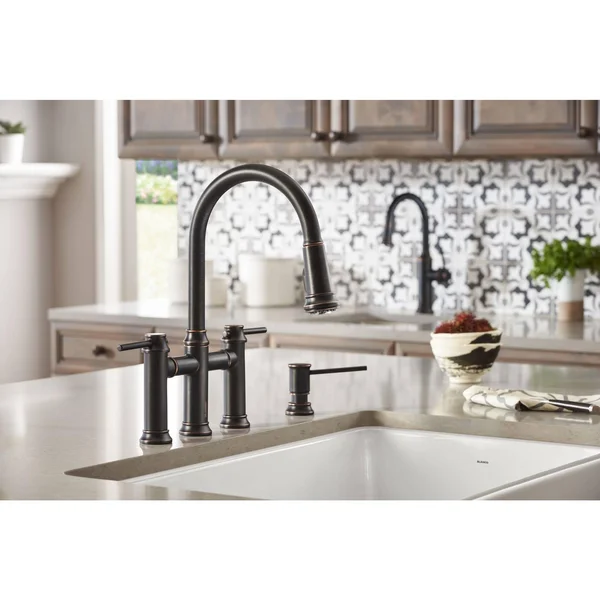 Blanco 442507 1.5 GPM Empressa Bridge Pull Down Faucet Oil Rubbed Bronze