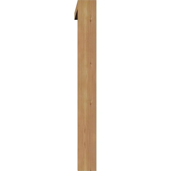 Ekena Millwork BKT0402X24X32TRA05SWR 3 1/2x22W x 24x22D x 32x22H Traditional Block Smooth Bracket w/ Offset Brace, Western Red C