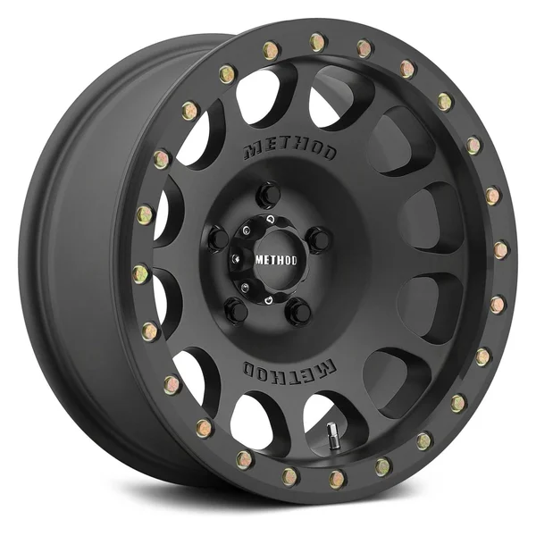 20x9 Blank Method Race Wheels Mr105 Beadlock Matte Black Wheels