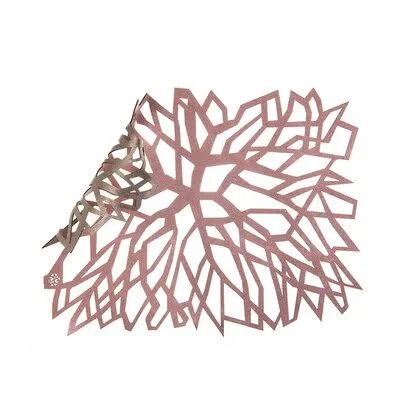 Double Sided Placemat Mijal Gleiser Color: Pewter/Rose