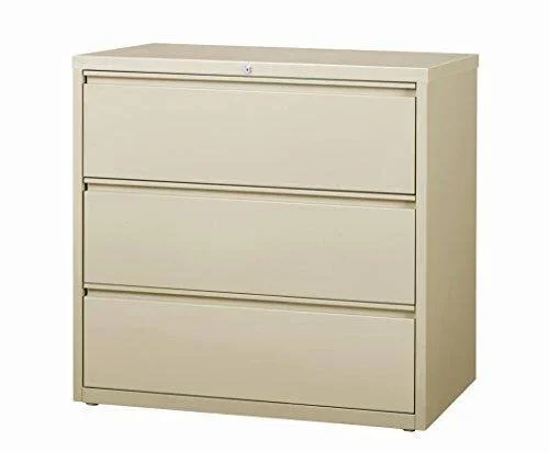Hirsh 42-in Wide HL10000 Series 3 Drawer Lateral File Cabinet Cloud