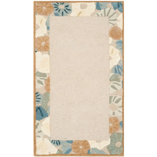Safavieh Martha Stewart Poppy Border Area Rug - Cayenne Red - 6& Round
