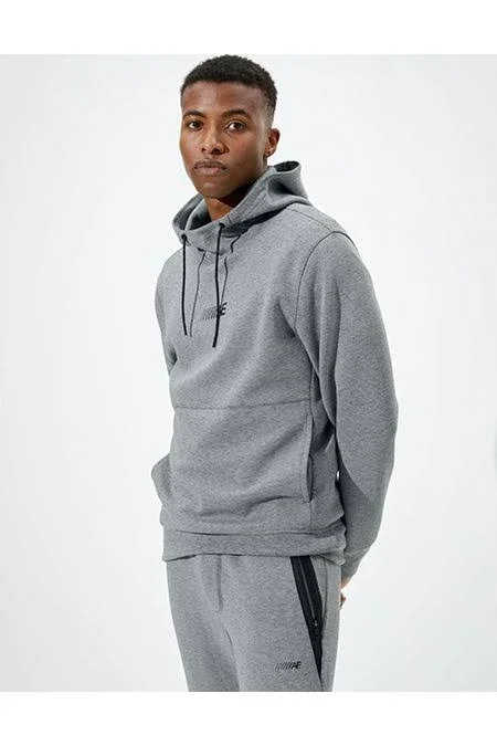 Ae Active 247 Hoodie Men's Heather Gray S