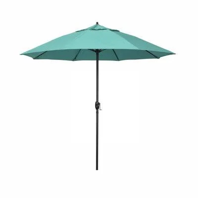 Deshaun 9& Market Sunbrella Umbrella Arlmont & Co. Fabric Color: Aruba