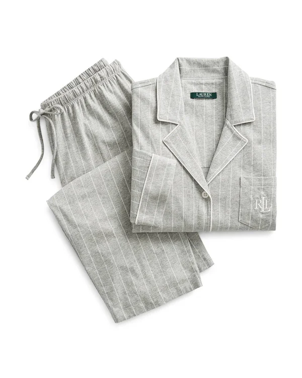 Lauren Ralph Lauren Women's Essentials Bingham Knits Capri PJ Set