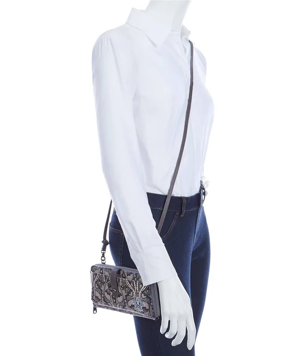 Sakroots Large Smartphone Crossbody - Indigo Dream Song