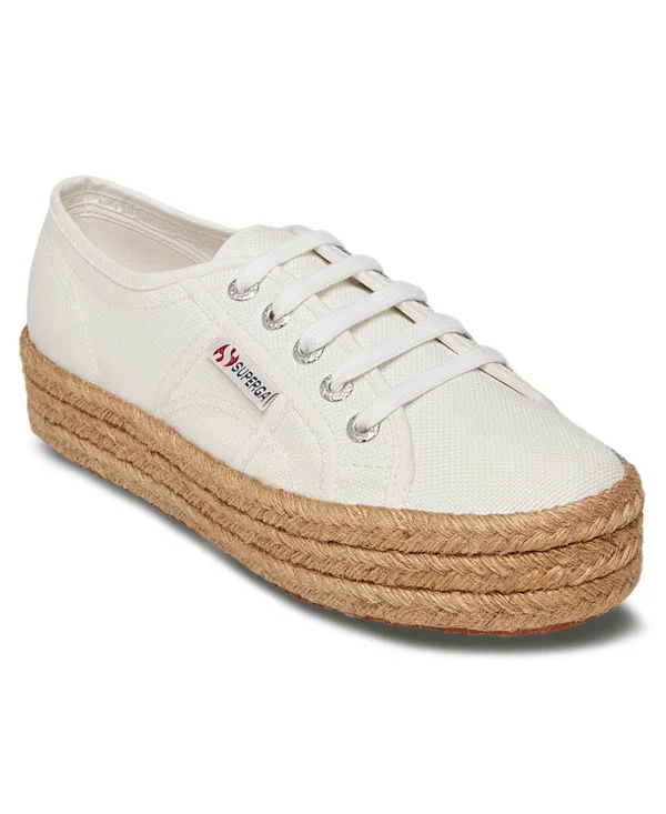 Superga 2730 Espadrille Platform Sneaker - Women's - White