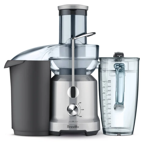 Breville The Juice Fountain 70 Ounce Cold Electric Juicer with Anchor Hocking Glass Carafe