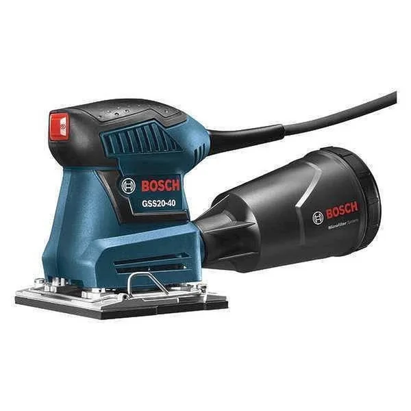 Bosch GSS20-40 Orbital Sander - Soft Grip, 2.7 lb.