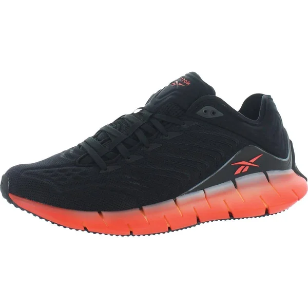 Reebok Zig Kinetica Shoes Mens Sneakers 15 Black - Sunbaked Orange, Vivid Orange