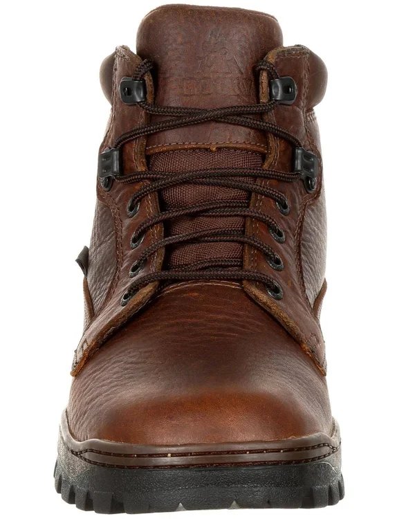Rocky Men's Outback Plain Toe Gore-Tex Waterproof Outdoor Boot Rks0389 - Brown