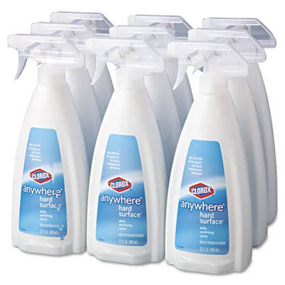 Clorox Anywhere Hard Surface Sanitizing Spray - 22oz Spray Bottle, 9/Carton (01683)