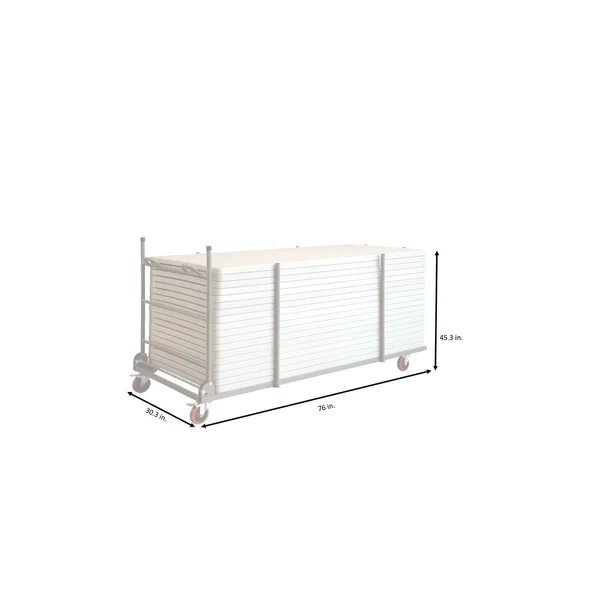 Zown Commercial Heavy Duty Table Dolly Cosco Home and Office