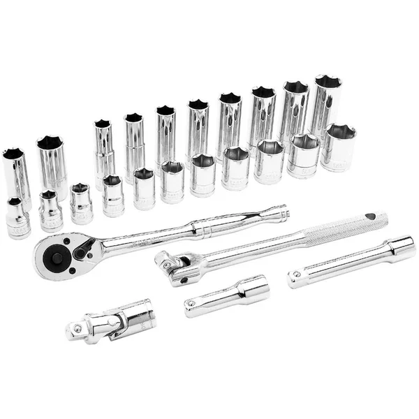 Wilmar W32901 - 26 Piece 1/2x22 Drive SAE Socket Set