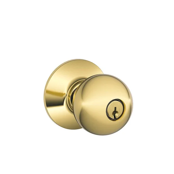 Schlage Orbit Knob x Elan Lever Keyed Entry - Satin Chrome