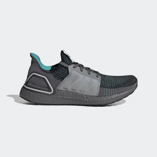 ADIDAS Men's UltraBOOST 19 Running Shoes, Grey, Size 9.5