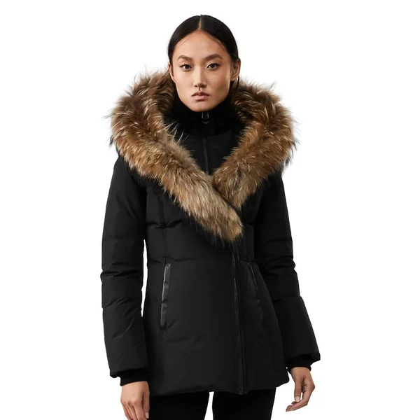 Mackage Adali Fur Trim Down Coat 3764609 - x Small - Black