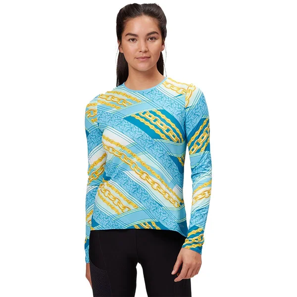 Terry Bicycles Soleil Flow Long-Sleeve Jersey - Women's Chains/Blue, L