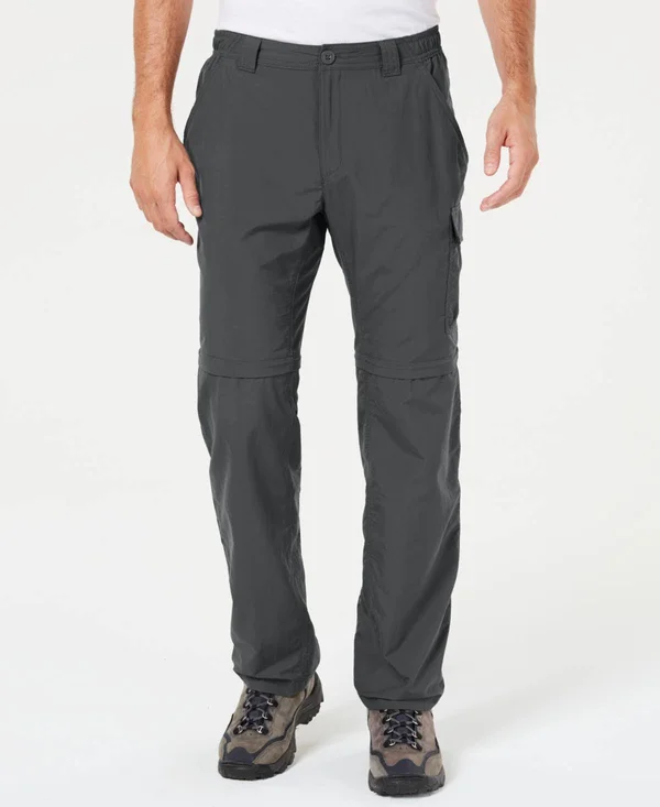 Columbia Men's Smith Creek Convertible Pant, Grill, 32x30