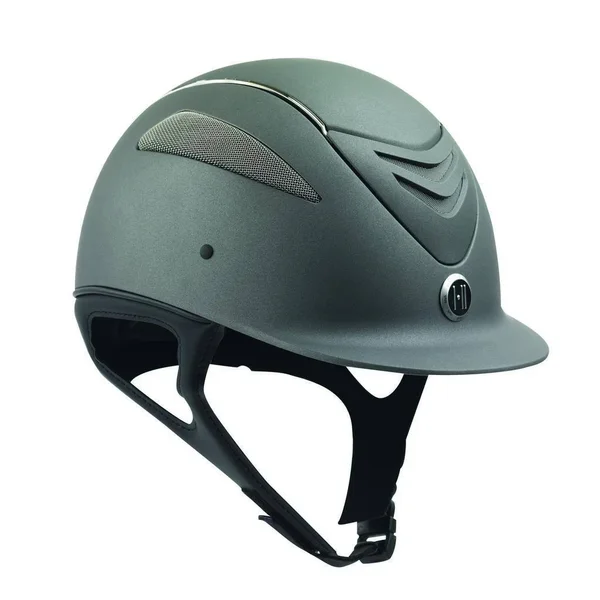 One K Defender Chrome Stripe Helmet, Grey Matte