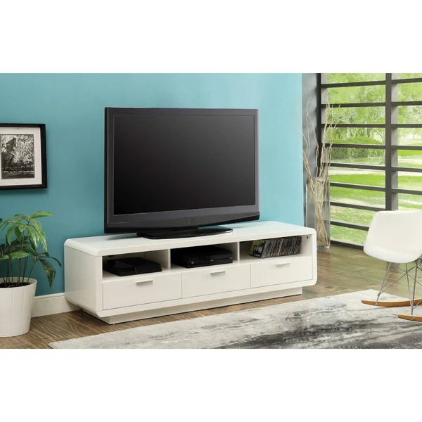 TV Stand - White - MDF White
