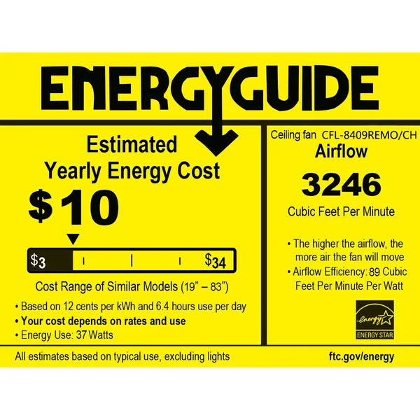 Warehouse of Tiffany Rexen Chrome 5-Blade Lighted Ceiling Fan CFL-8409REMO/CH