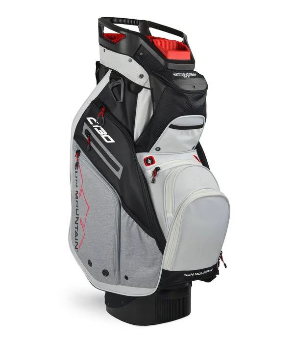 Sun Mountain C-130 5-Way Cart Bag - Navy/White/Red