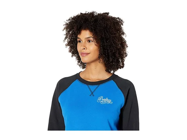 Burton Women's Keeler Crew Fleece - Lapis Blue, True Black, XL
