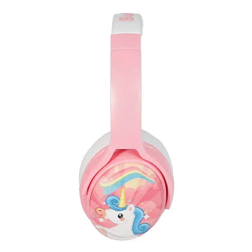BuddyPhones - Cosmos Wireless Noise Canceling Over-the-Ear Headphones - Pink