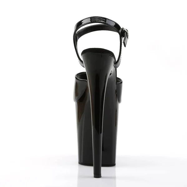 Pleaser - FLAMINGO-809 7, Black Patent/Black