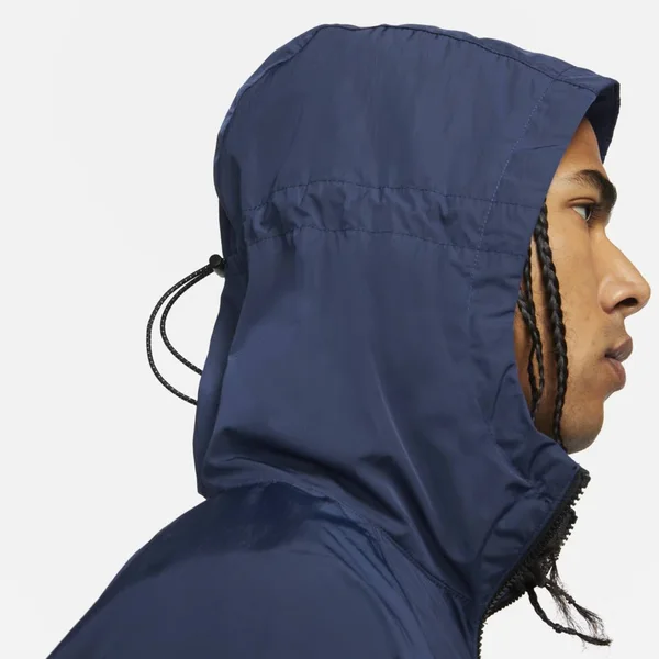 Nike Men's Sportswear Tech Essentials Windrunner Jacket in Blue/Midnight Navy Size Large - Nylon/Polyester