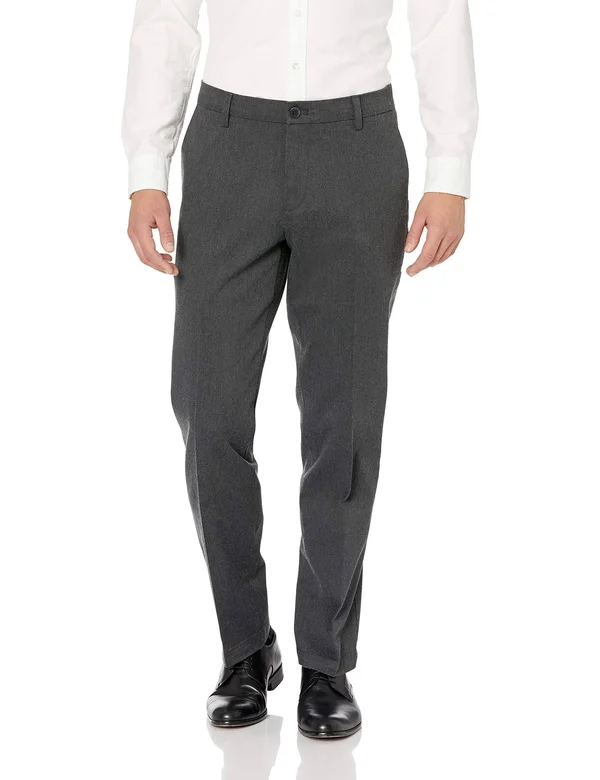 Dockers Straight Fit Signature Khaki Lux Cotton Stretch Pants D2 - Creased