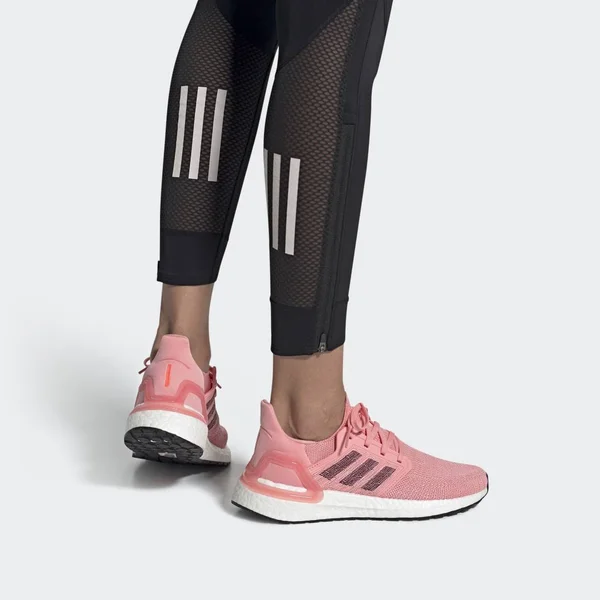 Adidas Ultraboost 20 Glory Pink/Maroon Women's Running Shoes, Size: 11