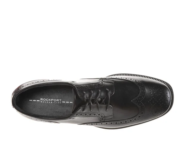 Rockport Men's Lead The Pack Wing Tip - Size: 7, Black