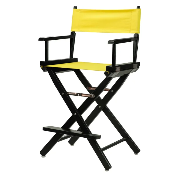 Casual Home 24x22 Director&s Chair Black Frame-Yellow Canvas