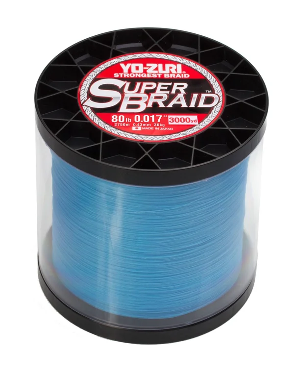 Yo-Zuri SuperBraid 3000yd, Blue, 50lb