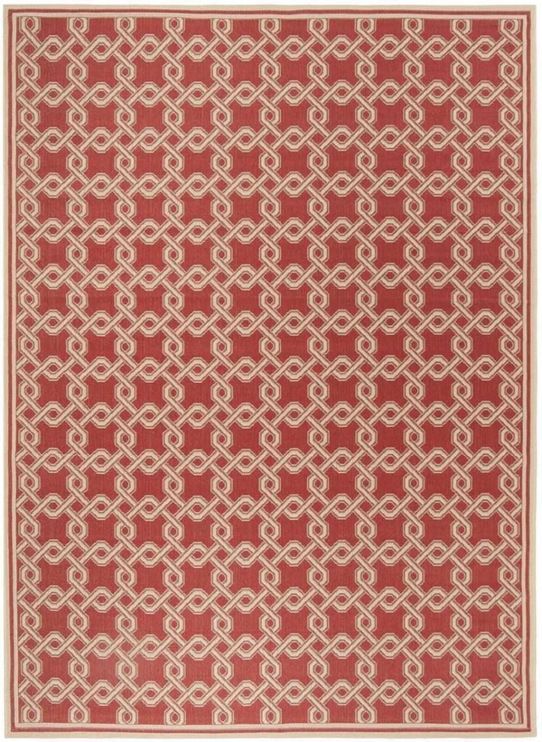 Safavieh Martha Stewart MSR4253-28 2&7x22 x 8&2x22 Red - Creme Area Rug