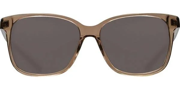 Costa Del Mar May Taupe Crystal Sunglasses, Gray 580G Lens