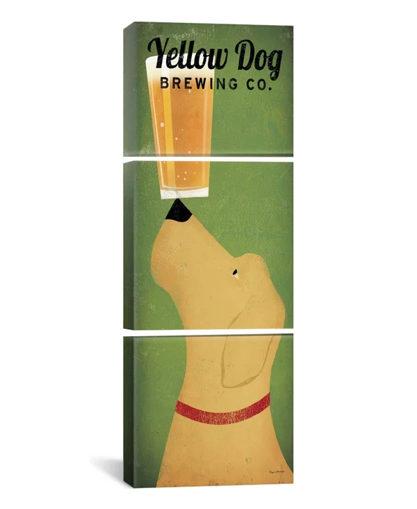 iCanvas Yellow Dog Brewing Co. by Ryan Fowler Gallery-Wrapped Canvas Print - 60x22 x 20x22 x 1.5