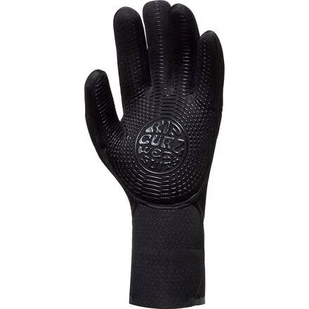 Rip Curl Flashbomb 5/3 5 Finger Gloves - Black