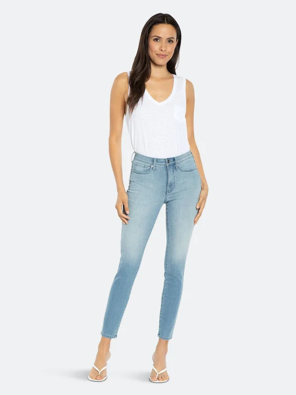 Nydj Women's AMI Skinny Ankle Jeans - Camille - Blue - 14