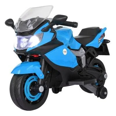 Kids Ride on Toy Racing Motorcycle Tobbi Color: Blue