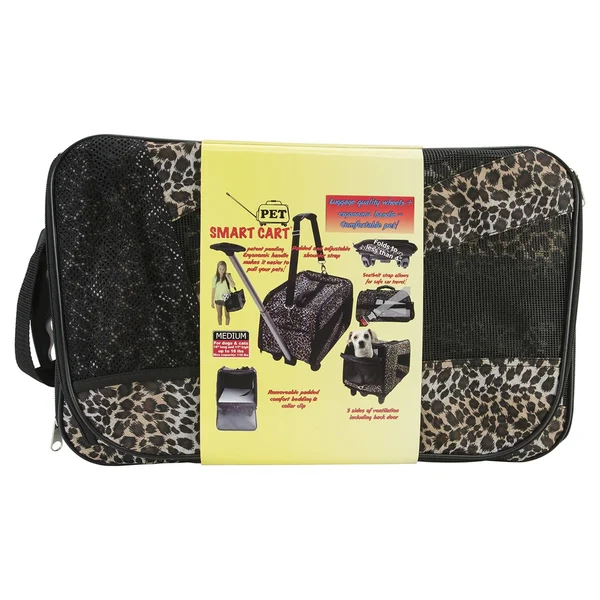Dbest 08-049 Pet Smart Cart, Leopard, 20 x 4 x 11 in
