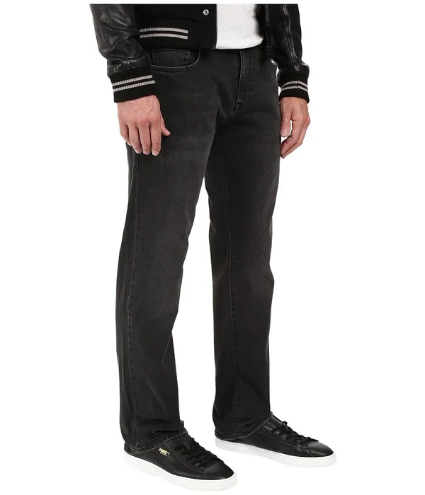 Mavi Men's Zach Straight Leg in Grey Williamsburg - Men's Jeans