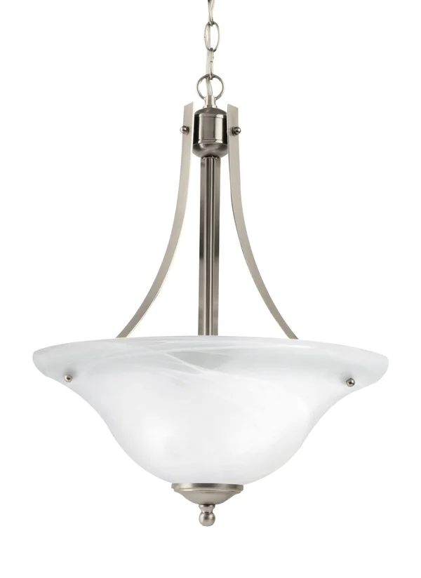 Sea Gull Lighting 65941EN3-962 Windgate Two Light Pendant - Brushed Nickel